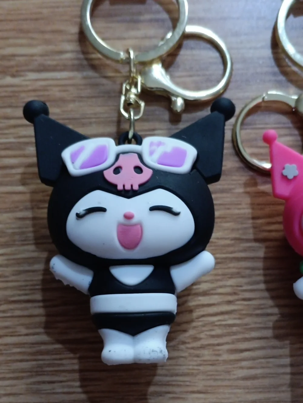Kuromi Keychain And Mini Noteboon Bundle